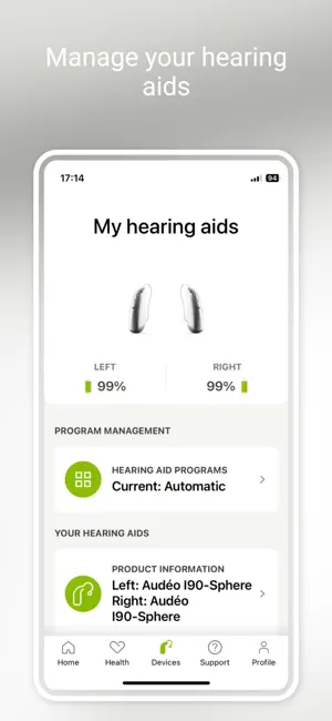 myPhonak iPhone screenshot 6