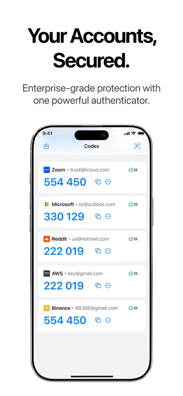 #1. Authenticator App ｡ (iOS) Ved: Allied Clicks