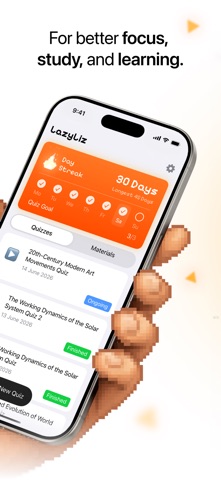 LazyLiz: AI Study Game & Quiz screenshot