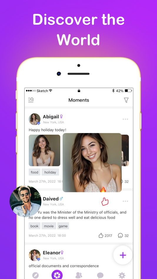 #3. Chat with Strangers App - AskA (iOS) 由: MateFinder Limited