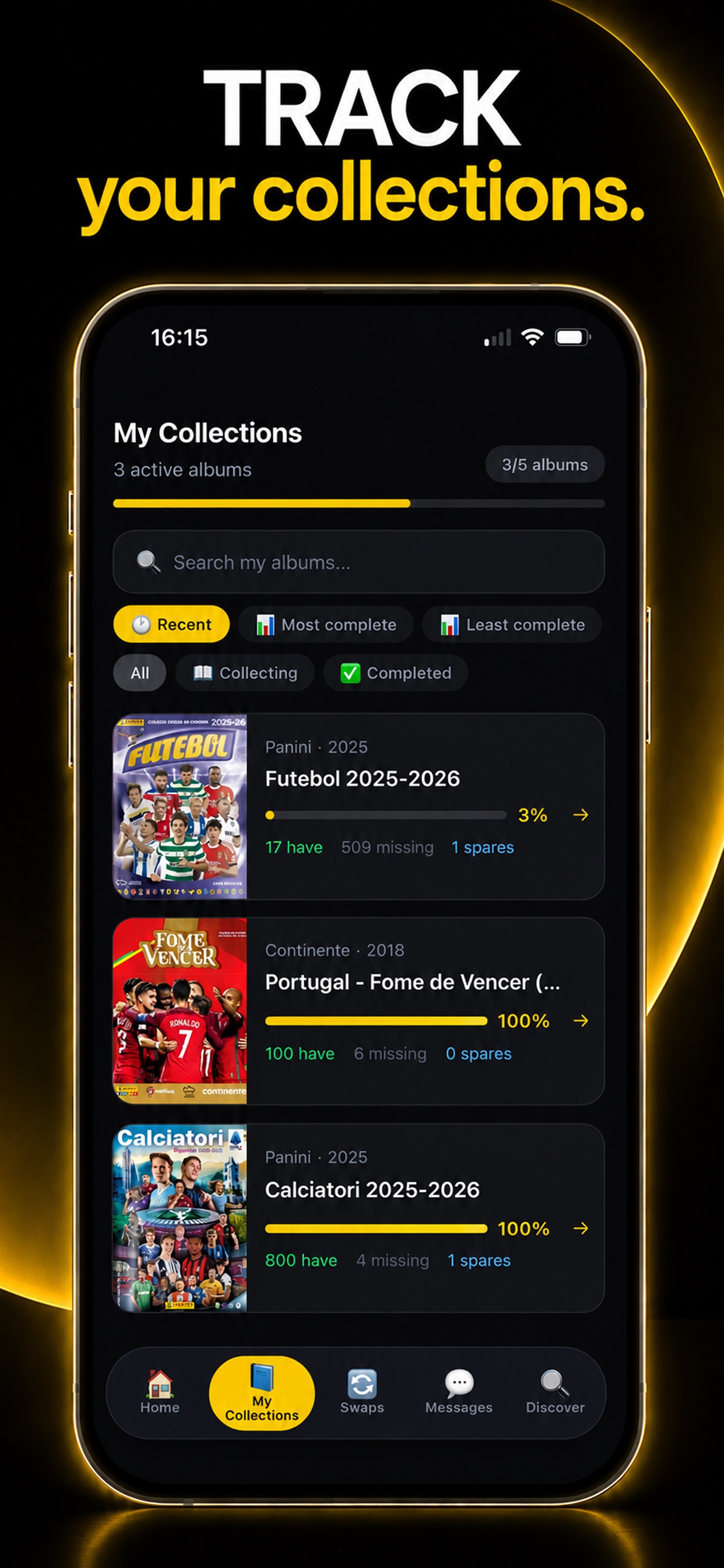 Screenshot 1 of Completo: Collect & Swap