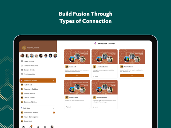 Nuclear Fusion Network iPad screenshot 3 - Social Networking app
