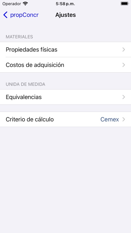 Proporcionamiento concreto