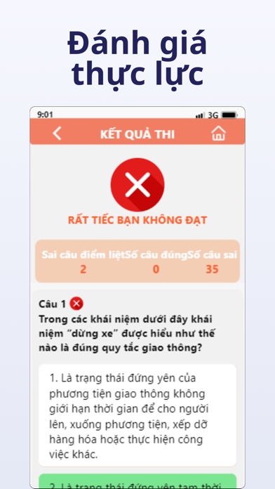 Ôn tập 600 câu GPLX Screenshot