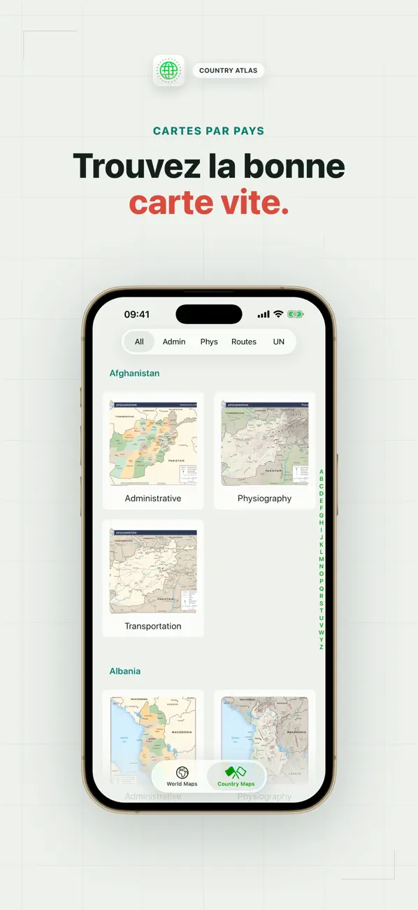 Screenshot #3 pour World Maps — Offline Atlas