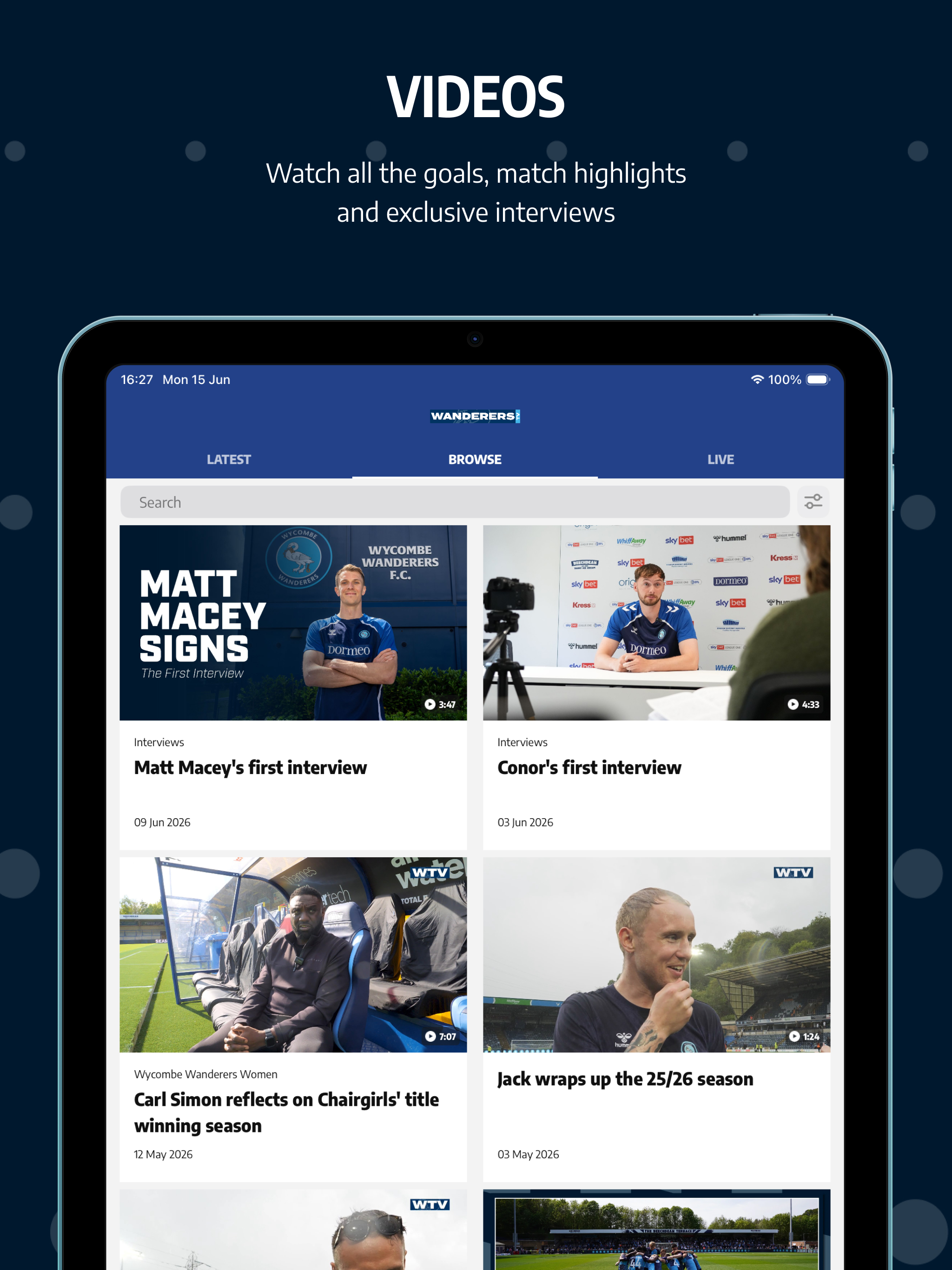 Wycombe Wanderers FC screenshot 13