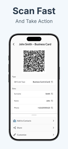 QRBot: QR Code Scanner Screenshot 5 of 10