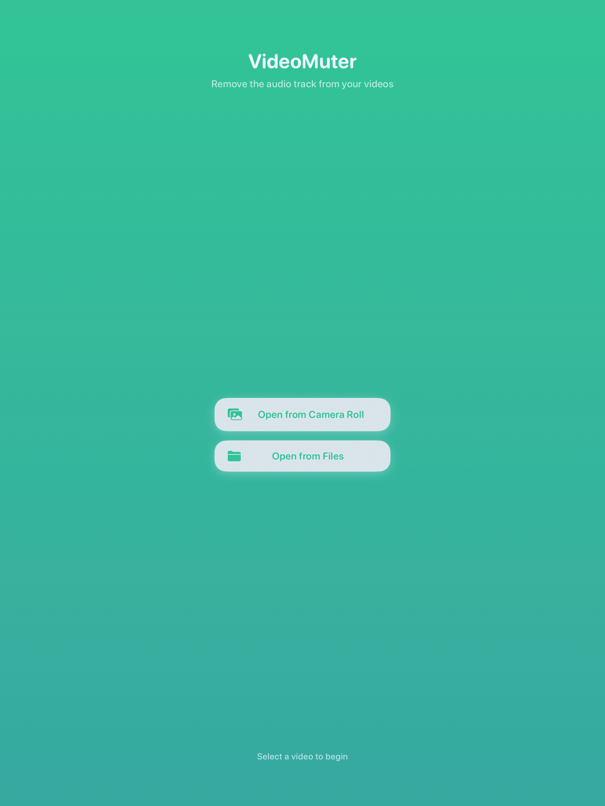 VideoMuter - Remove Sound screenshot 3