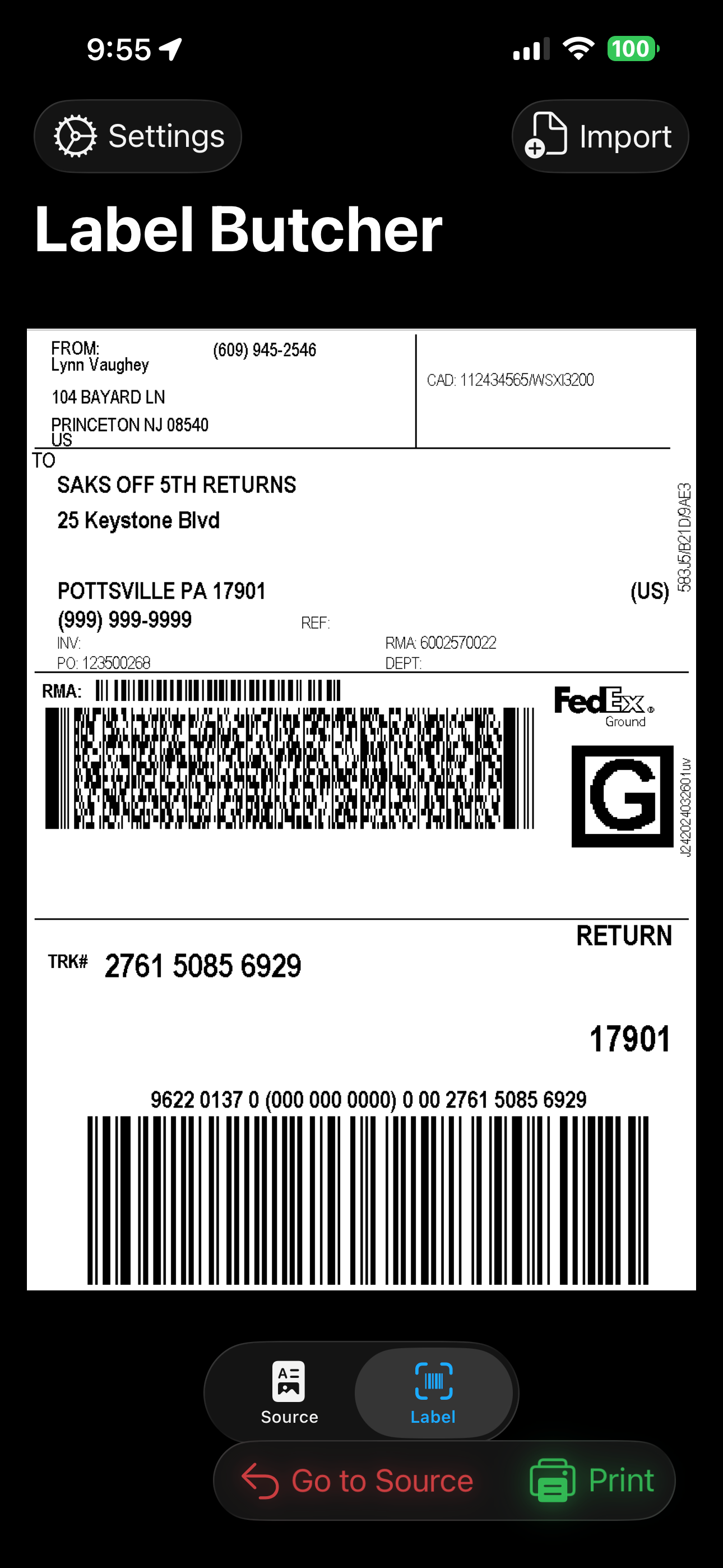 Label Butcher screenshot 4