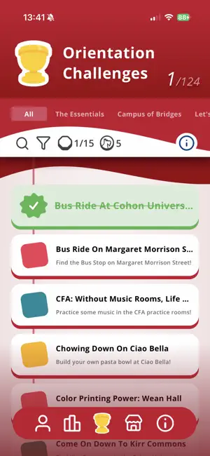 CMU Orientation Quest screenshot 1