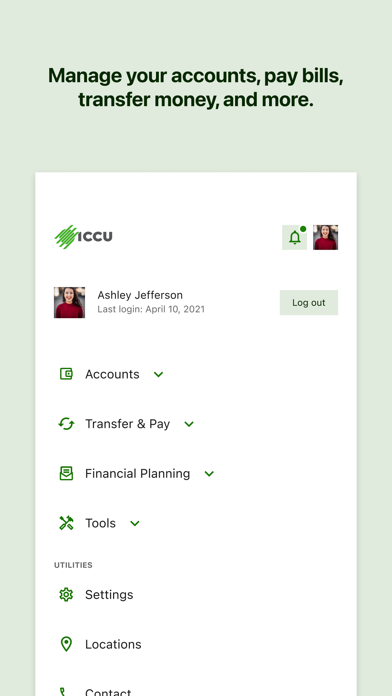 Screenshot 4 of ICCU Mobile Banking App