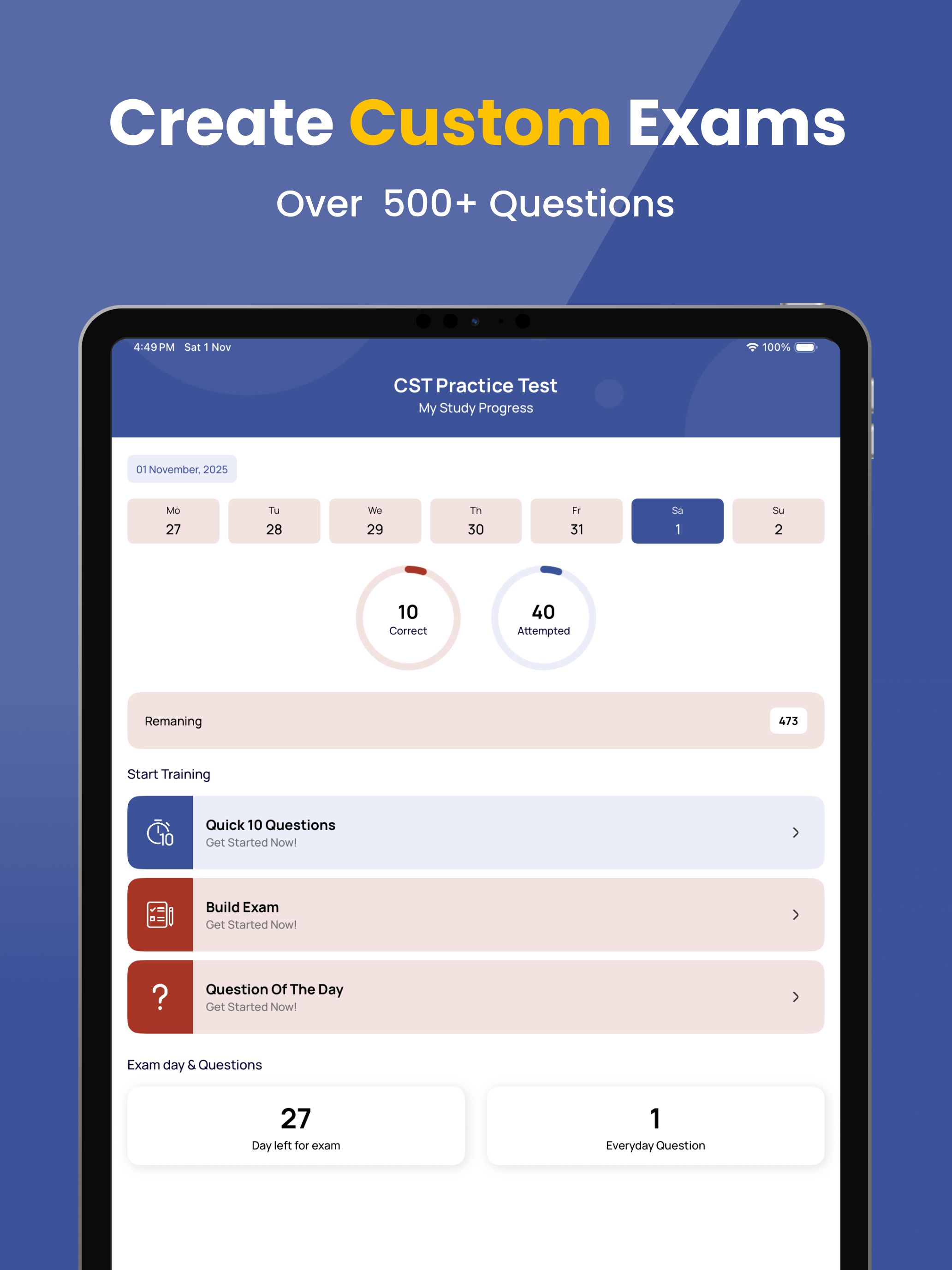 CST Exam Prep & Practice Test screenshot 8