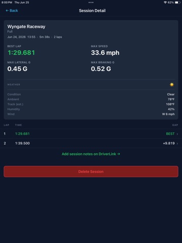 TrackLink by DriverLink iPad screenshot