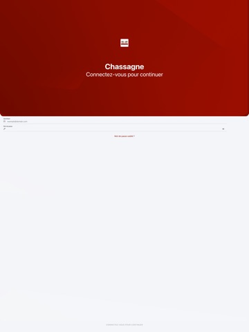 Chassagne iPad screenshot