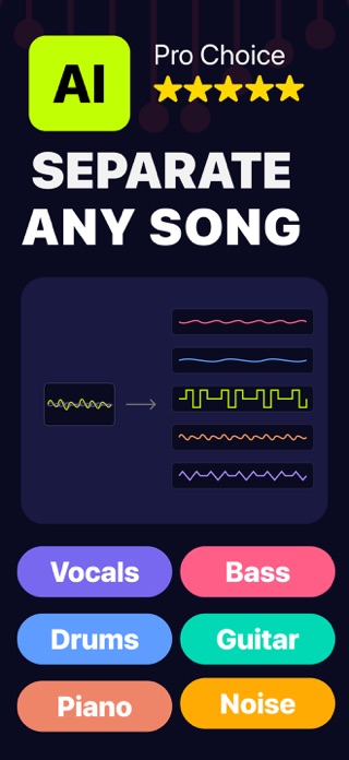 Vocal Extractor & Remover AI Screenshot 1 of 6
