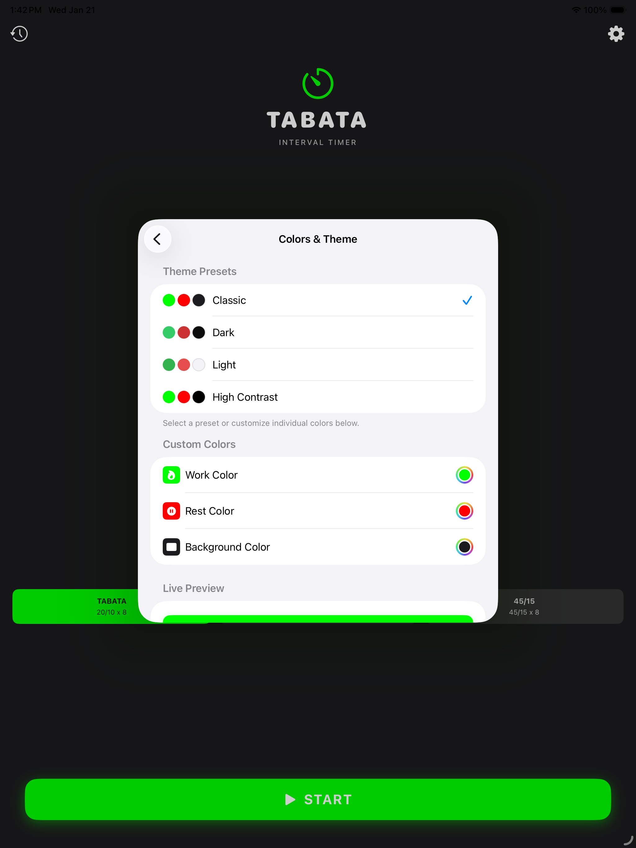 Elite Tabata HIIT Timer screenshot 11
