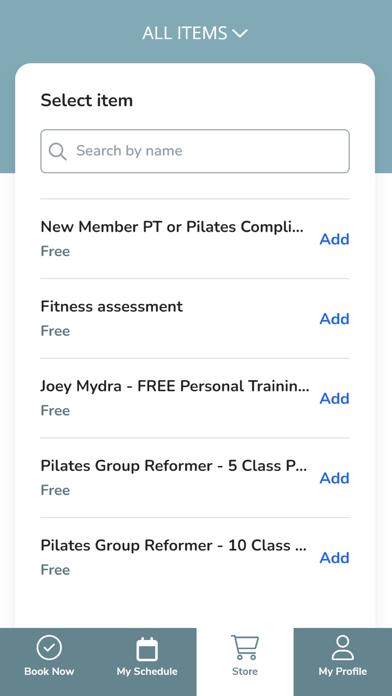 GRIFFIN CLUB FITNESS Screenshot