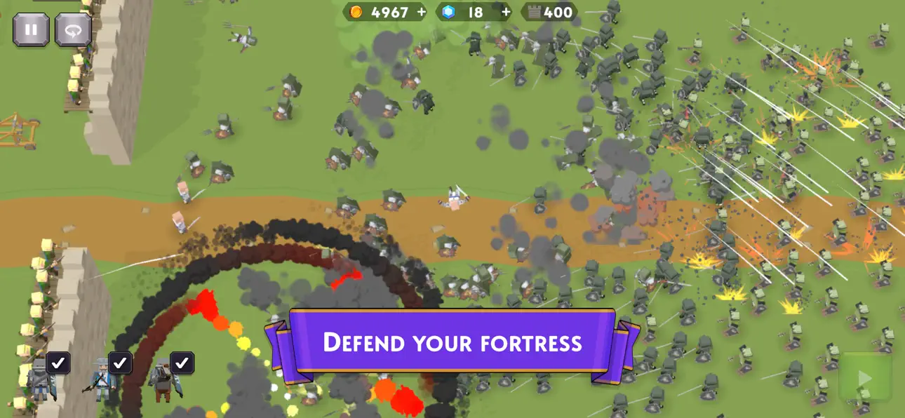 Medieval Defense & Conquest 2 Hack screenshot 1 - iOS game interface