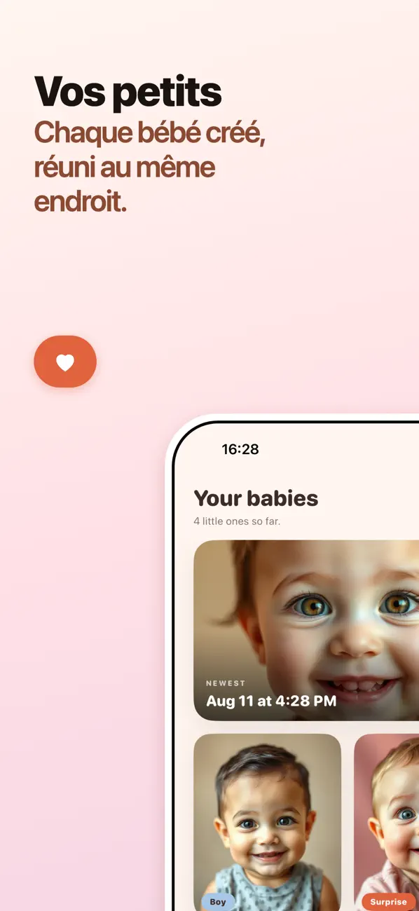 Screenshot #3 pour Our Baby AI: Bébé Générateur