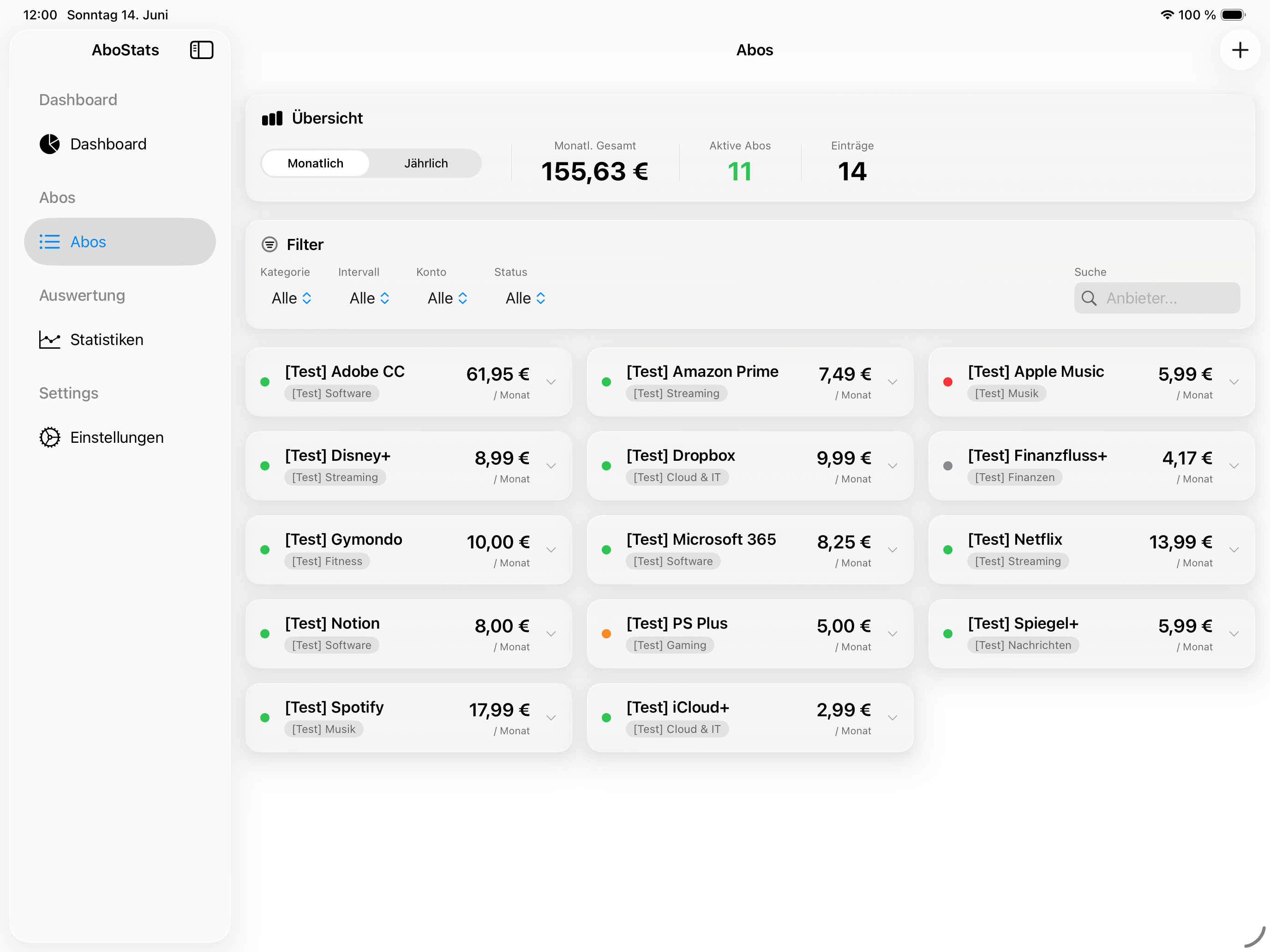 AboStats screenshot 12
