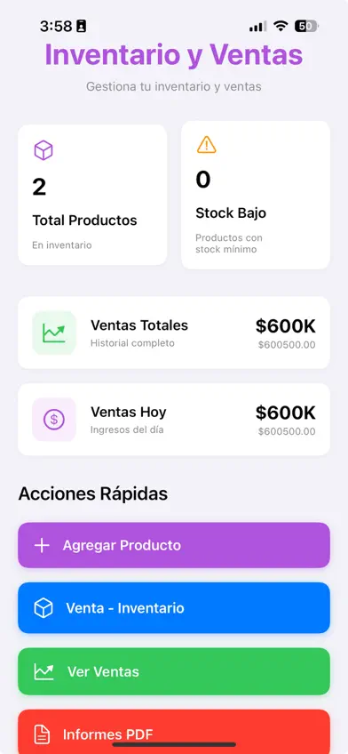 Inventario y Venta screenshot 1