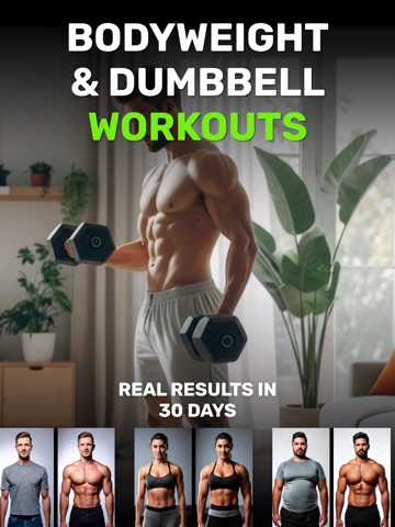 Bodyweight Workouts at HomeGym iPad screenshot