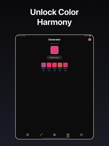 Color Picker - Palette Finder iPad screenshot
