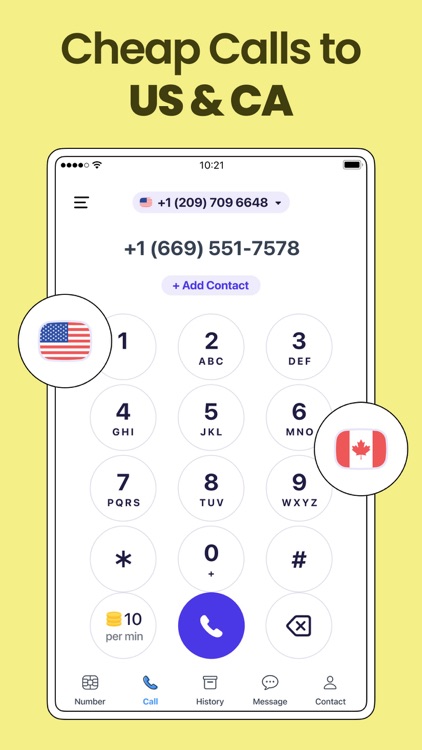 Talk Num: 2nd Text Number App screenshot-6