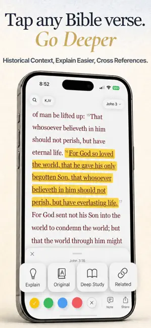 Bible Word Study iPhone screenshot 2