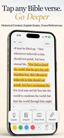 Screenshot von Bible Word Study auf dem iPhone 2