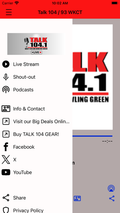 Talk 104 / 93 WKCT Screenshot 2 - AppWisp.com Talk 104 / 93 WKCT Screenshot 2 - AppWisp.com