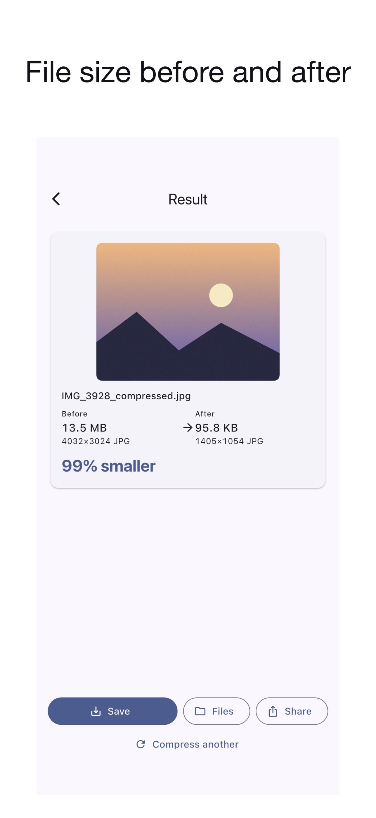 Screenshot 3 of Fast Image Compressor
