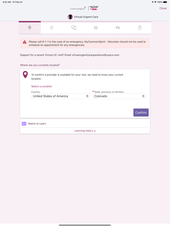 CommonSpirit - CO/KS/UT iPad screenshot 6 - Health & Fitness app