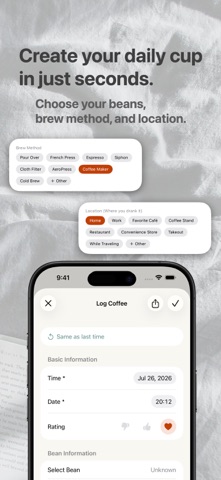 CoffeeJourney – Coffee Tracker Screenshot 4 of 6