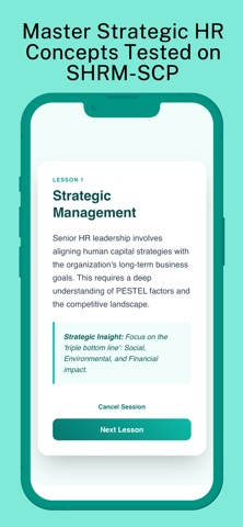 SHRM-SCP Exam Mastery screenshot