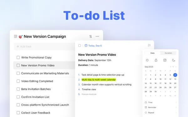 TickTick:To-Do List, Calendar, Screenshot 2