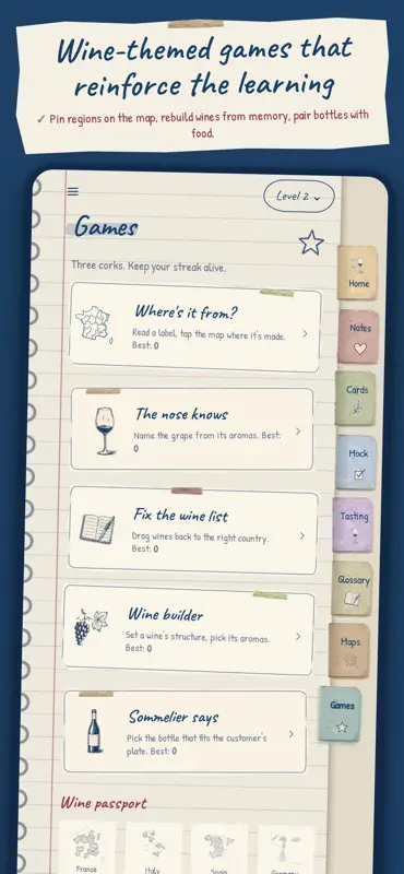 Wine Study Notebook screenshot 6 of 7