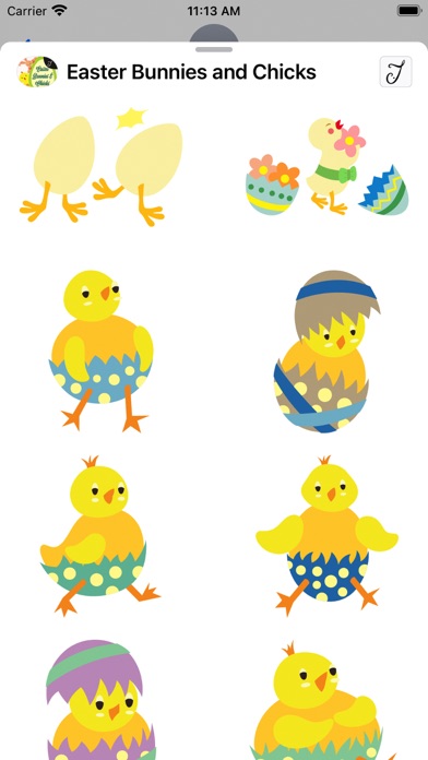 Easter Bunnies and Chicks Screenshot