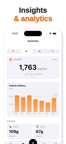 Calorie Tracker: Screenshot 4 of 5