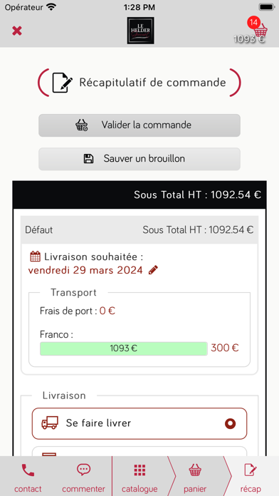 Le Helder Gourmet Screenshot