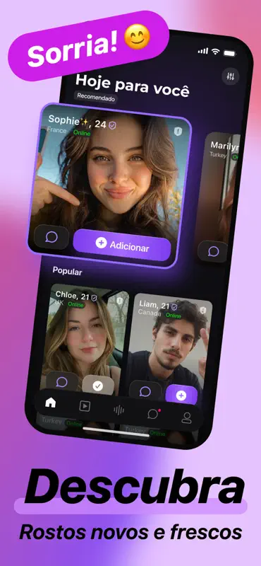 Fachat: Chat e Comunidade screenshot 1 of 6