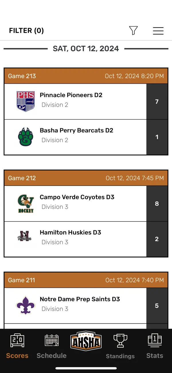 Screenshot #2 pour AHSHA Hockey