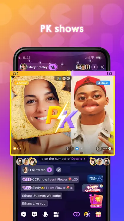 Screenshot 5 von 6 zu PartyHero - Live Party & Chat