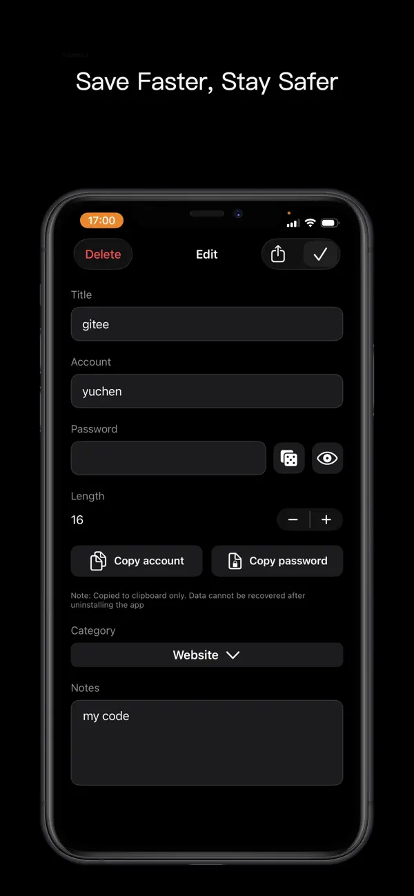 Screenshot #3 pour PassShield Password Manager