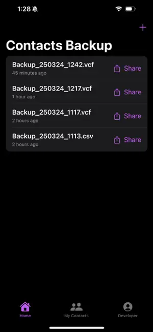 All Contacts Backup screenshot 1