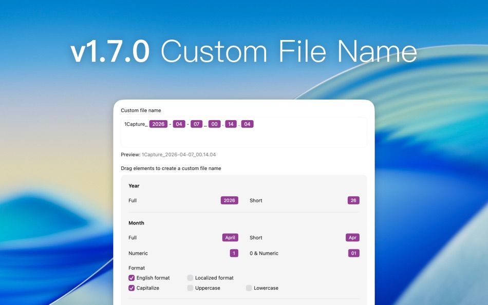 #1. 1Capture-Screenshot (macOS) Av: HapiGo Inc.