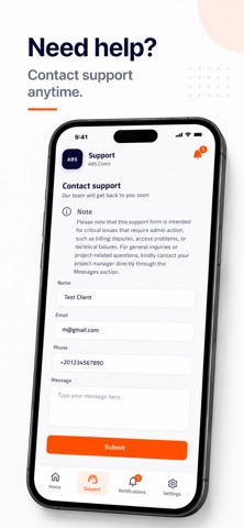 ABS Management screenshot