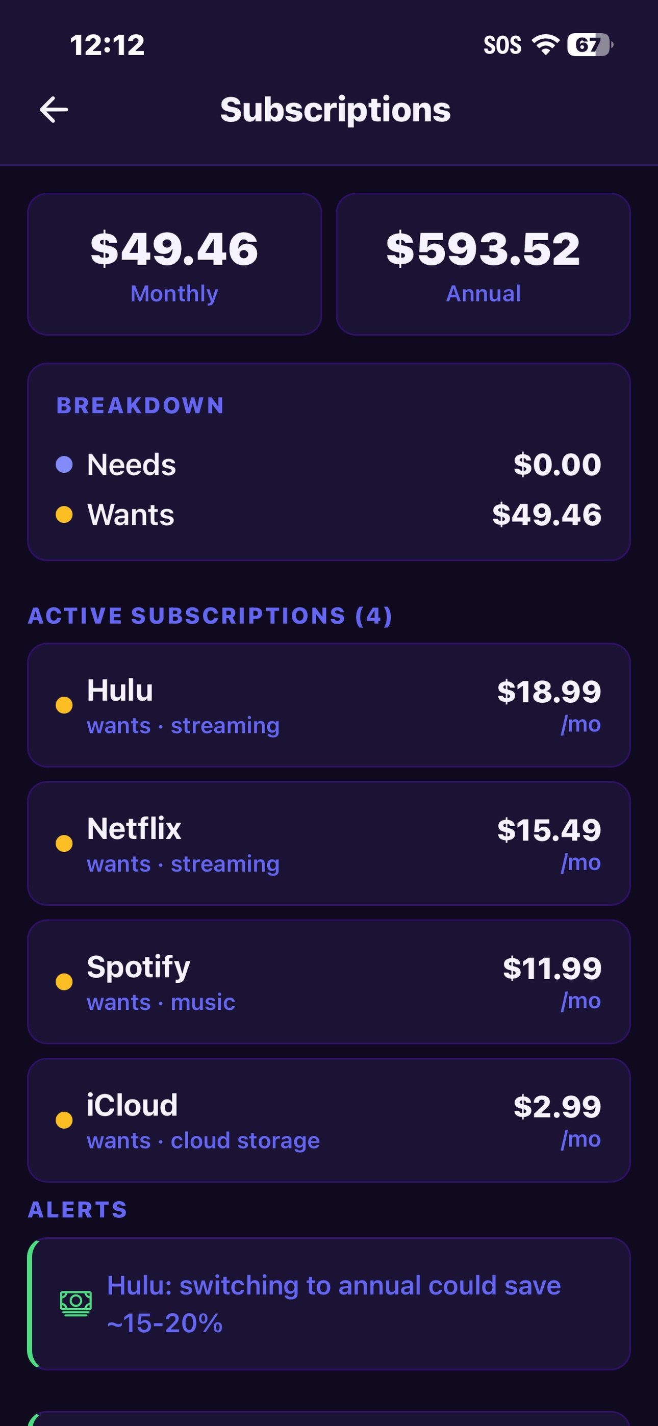 Screenshot 3 of Budget G.P.A.: Student Budget