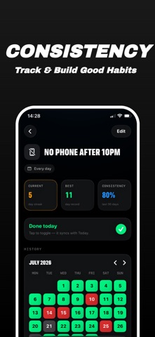 Discipline Tracker – CHAINR Screenshot 4 of 6