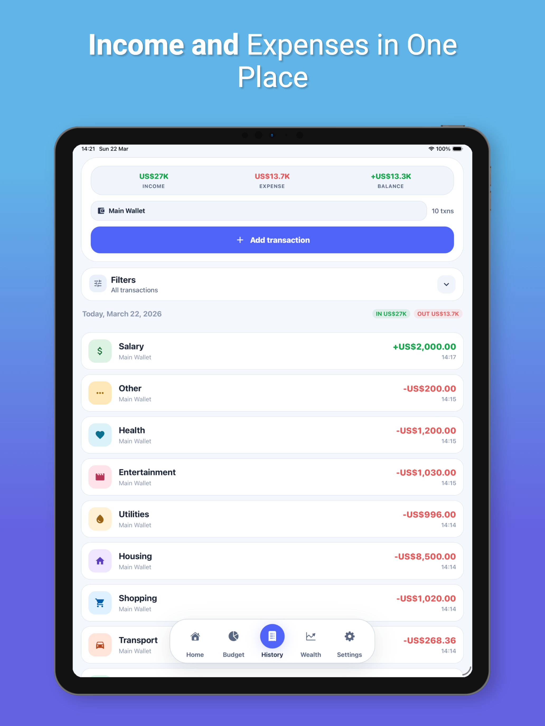 Pennio: Weekly Budget Planner screenshot 10